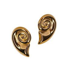 Carica l'immagine nel visualizzatore di Gallery, Mè·ro Bijoux - Orecchini SPIRALE DORATA
