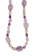 Load image into Gallery viewer, Linea Luxury - Collana Aura / Ametista ORO