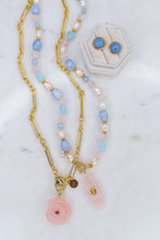 Carica l'immagine nel visualizzatore di Gallery, Linea Luxury - Collana Aura / Acquamarina ORO