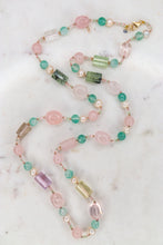 Carica l'immagine nel visualizzatore di Gallery, Linea Precious - Collana PETALO DI LUCE lunga - argento 925 placcato oro 18k