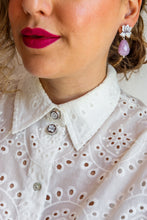 Carica l'immagine nel visualizzatore di Gallery, PREORDINE - Serie UNICO LUXURY - Orecchini Éclat de Fleur - argento 925