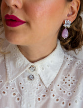 Carica l'immagine nel visualizzatore di Gallery, PREORDINE - Serie UNICO LUXURY - Orecchini Éclat de Fleur - argento 925