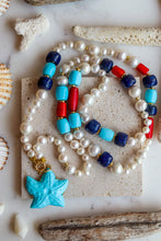 Carica l'immagine nel visualizzatore di Gallery, Collana COSTIERA LUXURY ORO e Pendente Stella del Mare