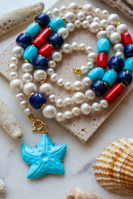 Carica l'immagine nel visualizzatore di Gallery, Collana COSTIERA LUXURY ORO e Pendente Stella del Mare