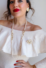 Carica l'immagine nel visualizzatore di Gallery, Spilla LOTO LUXURY - ottone e zirconia