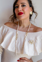 Carica l'immagine nel visualizzatore di Gallery, Spilla LOTO LUXURY - ottone e zirconia