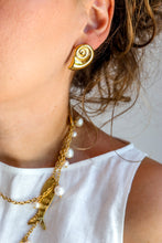 Carica l'immagine nel visualizzatore di Gallery, Mè·ro Bijoux - Orecchini SPIRALE DORATA