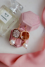 Carica l'immagine nel visualizzatore di Gallery, Serie UNICO LUXURY - Euphorbia - Orecchini con cammei autentici argento 925