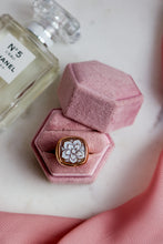 Carica l'immagine nel visualizzatore di Gallery, Serie UNICO LUXURY - Euphorbia - Anello con cammeo autentico argento 925 placcato oro rosa 18k