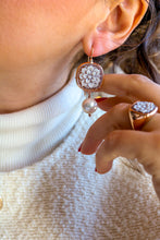 Carica l'immagine nel visualizzatore di Gallery, Serie UNICO LUXURY - Euphorbia - Orecchini con cammei autentici argento 925