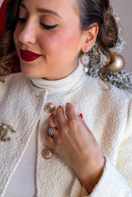 Carica l'immagine nel visualizzatore di Gallery, Serie UNICO LUXURY - Euphorbia - Orecchini con cammei autentici argento 925