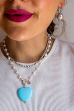 Carica l'immagine nel visualizzatore di Gallery, Pendente CUORE TURCHESE - argento 925