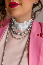 Charger l'image dans la galerie, Ligne Precious - Boucles d'oreilles BOUTONS arg925 - Perles authentiques grises - GRANDES