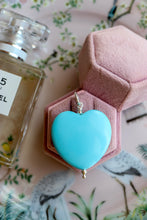 Carica l'immagine nel visualizzatore di Gallery, Pendente CUORE TURCHESE - argento 925