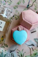 Carica l'immagine nel visualizzatore di Gallery, Pendente CUORE TURCHESE - argento 925