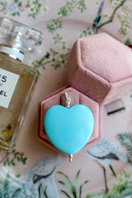 Carica l'immagine nel visualizzatore di Gallery, Pendente CUORE TURCHESE - argento 925