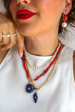 Carica l'immagine nel visualizzatore di Gallery, Mè·ro Bijoux - Orecchini DUO CHIC - Pasta di corallo