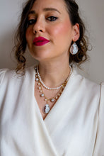 Carica l'immagine nel visualizzatore di Gallery, Serie UNICO LUXURY - Parisienne - Collana argento 925 placcato oro 18k