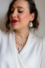 Carica l'immagine nel visualizzatore di Gallery, Serie UNICO LUXURY - Parisienne - Orecchini argento 925 placcato oro 18k