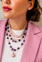 Charger l'image dans la galerie, Ligne Precious - Boucles d'oreilles BOUTONS arg.925 - Perles Authentiques ROSES - Grandes