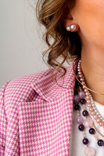 Charger l'image dans la galerie, Ligne Precious - Boucles d'oreilles BOUTONS arg.925 - Perles Authentiques ROSES - Grandes