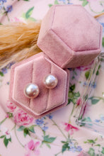 Charger l'image dans la galerie, Ligne Precious - Boucles d'oreilles BOUTONS arg.925 - Perles Authentiques ROSES - Grandes