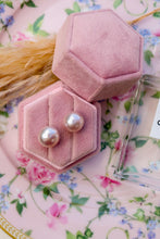 Charger l'image dans la galerie, Ligne Precious - Boucles d'oreilles BOUTONS arg.925 - Perles Authentiques ROSES - Grandes