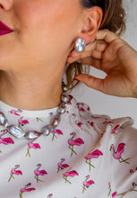 Charger l'image dans la galerie, Boucles d'oreilles BAROQUES Nude GRIS - argent 925