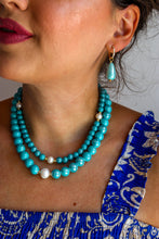 Charger l'image dans la galerie, Linea Mè·ro Bijoux - Orecchini GOCCIA DI SIRENA - Ceramica turchese