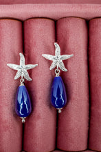 Load image into Gallery viewer, Linea Precious - Orecchini GOCCIA DI SIRENA - Ceramica blu
