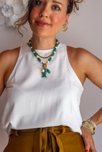 Carica l'immagine nel visualizzatore di Gallery, Mè·ro Bijoux - COMBO Collana FIORE DI MELO ORO + PESCE DI MELUSINA