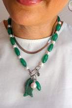 Carica l'immagine nel visualizzatore di Gallery, Mè·ro Bijoux - COMBO Collana FIORE DI MELO + PESCE DI MELUSINA