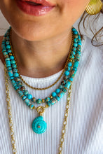 Load image into Gallery viewer, Linea Mè·ro Bijoux - Collana VIBRA LUX MOSAICO D'AZZURRO