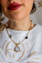 Carica l'immagine nel visualizzatore di Gallery, Ciondolo FLORIS - argento 925 placcato oro 18k