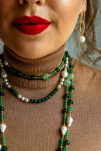 Carica l'immagine nel visualizzatore di Gallery, Collana POLVERE DI FATA - MUSCHIO - argento 925 placcato oro 18k