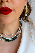 Carica l'immagine nel visualizzatore di Gallery, Collana FATA DEL BOSCO - VERDE - argento 925 placcato oro 18k