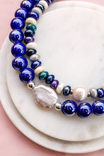 Charger l'image dans la galerie, Collier CERAMICHINA MONOCHROME - boules rondes