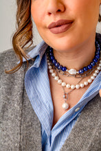 Charger l'image dans la galerie, Collier CERAMICHINA MONOCHROME - boules rondes