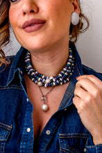 Load image into Gallery viewer, CERAMICHINA WINTER necklace - rondelles