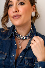 Load image into Gallery viewer, CERAMICHINA WINTER necklace - rondelles