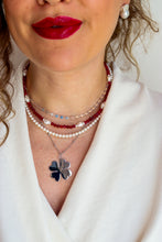 Carica l'immagine nel visualizzatore di Gallery, Collana FATA DEL BOSCO - ROSSO - argento 925