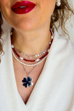 Carica l'immagine nel visualizzatore di Gallery, Collana FATA DEL BOSCO - ROSSO - argento 925