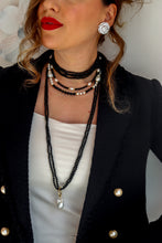 Carica l'immagine nel visualizzatore di Gallery, Collana POLVERE DI FATA - NEVE - argento 925 placcato oro 18k