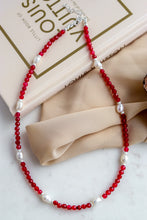 Load image into Gallery viewer, Precious Collection - WOOD FAIRY necklace - RED - 925 silver