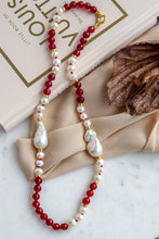 Carica l'immagine nel visualizzatore di Gallery, Collana POLVERE DI FATA - BACCHE ROSSE - argento 925 placcato oro 18k