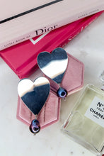 Carica l'immagine nel visualizzatore di Gallery, Linea Luxury - Orecchini CUORE MELANY Deep Blue - EDIZIONE LIMITATA