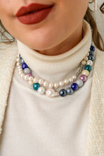 Load image into Gallery viewer, CERAMICHINA WINTER MAXI Necklace - round beads