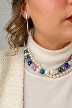 Load image into Gallery viewer, CERAMICHINA WINTER MAXI Necklace - round beads