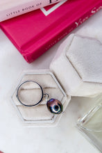 Charger l'image dans la galerie, Ligne Precious - Bague GOUTTE DE LUNE - Deep Blue - argent 925