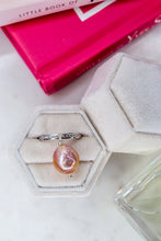 Carica l'immagine nel visualizzatore di Gallery, Linea Precious - Anello GOCCIA DI LUNA - Rosa - argento 925